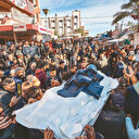 Gazze uğurladı: Katledilen gazeteciye son görev