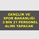 Gençlik ve Spor Bakanlığı 2 bin 21 personel alımı yapacak! GSB alımları başvuru şartları netleşti...
