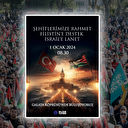 Gazze ve şehitlerimiz için Galata Köprüsü'nde bir ilke imza atılacak: 1 Ocak sabahı binler tarihi eylemde buluşacak