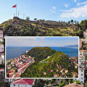 Tarihi Giresun Kalesi'ne ziyaretçi akını