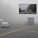 Bolu Dağı'nda sis ve sağanak etkili oldu