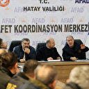 Hatay'da üç bakanın başkanlığında Afet Koordinasyon ve Planlama Toplantısı yapıldı