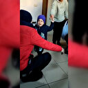 Sağ kalan tek evladıyla buluştu