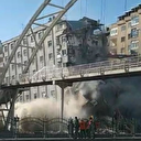 Diyarbakır’da dokuz katlı hasarlı bina yıkım sırasında böyle çöktü