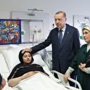 Cumhurbaşkanı Erdoğan enkazdan kurtarılan Aleyna Ölmez'i ziyaret etti