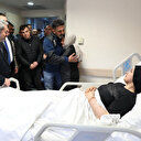 Nallıhanlı madencilerden 248 saat sonra enkazdan kurtardıkları Aleyna'ya ziyaret