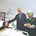 Çocuklara moral: Cumhurbaşkanı Erdoğan ile eşi Emine Erdoğan, Aleyna Ölmez’i ziyaret etti