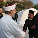 Diyanet İşleri Başkanı Erbaş'tan Hatay'daki Saint İlyas Rum-Ortodoks Kilisesi'ne ziyaret: Birlik beraberlik içerisinde acılarımızı saracağız