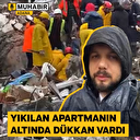 Yıkılan apartmanın altında dükkan vardı