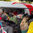 Depremzedelere sıcak çorba 