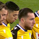 Hollanda'daki saygı duruşunda Türk futbolcu duygulu anlar yaşadı