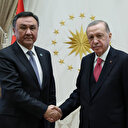 Cumhurbaşkanı Erdoğan TDT Genel Sekreteri Ömüraliyev'i kabul etti
