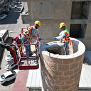 Depremde hasar gören tarihi camiler titizlikle onarılıyor