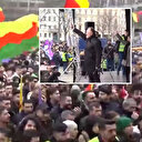 HDP'li Sezai Temelli PKK paçavraları ile donatılan etkinlikte Öcalan'a selam gönderdi