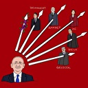 Karikatür: Kılıçdaroğlu’nun aklındaki Altılı Masa amblemi