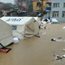 Malatya’da sel sonrası çadırlar sular altında kaldı