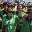 Manifestation anti-gouvernementale en Afrique du Sud