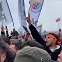 HDP'lilerin Nevruz kutlamalarında teröristbaşı Öcalan lehine sloganlar atıldı