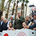 Cumhurbaşkanı Erdoğan Hatay'da kalıcı konutların temelini attı: Yıkılan her şey yenisiyle inşa edilene kadar buralardan ayrılmayacağız