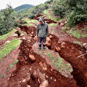 Hatay Hassa'daki yüzey kırıkları depremlerin etkisini gözler önüne seriyor