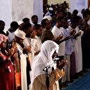 Somali'nin başkenti Mogadişu'da teravih namazı
