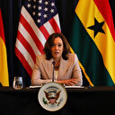 Au Ghana, Kamala Harris appelle à plus d'investissements en Afrique