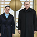 Cumhurbaşkanı Erdoğan Macaristan Cumhurbaşkanı Novak'ı resmi törenle karşıladı