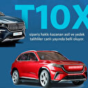 Togg T10X ön sipariş başvurusunu kazanan asıl ve yedek isimler belli oldu