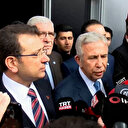 İYİ Parti'deki toplantı çıkışı Ekrem İmamoğlu ve Mansur Yavaş açıklamalarda bulundu