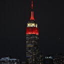 ABD'nin ünlü Empire State Binası Türk bayrağı renkleriyle ışıklandırıldı