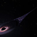 Un trou noir supersonique et créateur d'étoiles vient d'être découvert