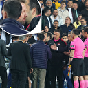 Fenerbahçe-Ankaragücü maçında olaylı anlar: Hakemler soyunma odasına gidemedi