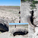 Mantar arayan gençler obruk buldu