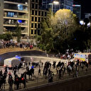 İsrail polisi göstericilere tazyikli suyla müdahale etti