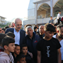 AK Parti Genel Başkanvekili Kurtulmuş Albayrak Grubu tarafından Hatay'da inşa edilen konteyner kentte depremzedelerle bayramlaştı