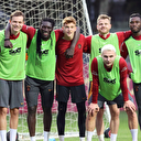 Galatasaray'da Gomis antrenmanda yer aldı