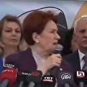 Akşener katıldığı mitingte vatandaşları azarladı