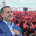Cumhurbaşkanı Erdoğan'ın İzmir mitinginde alan hınca hınç doldu