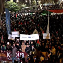 İşgalci İsrail'in Mescid-i Aksa baskını Fatih Camii'nde protesto edildi