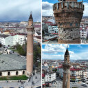 Ulu Cami'nin eğri minaresindeki 'kufi' yazılar restore edilecek