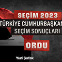 Ordu Cumhurbaşkanlığı Seçim Sonuçları 2023: Ordu Erdoğan ve Kılıçdaroğlu Oy Oranı