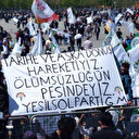 Terörist başı Öcalan'ın pankartı açılan mitingde Kılıçdaroğlu'na oy istendi