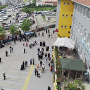 İstanbul'da oy kullanma yoğunluğu havadan görüntülendi