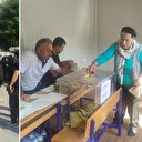 Hatay'da 'depremzede seçmenler' konteynerlerde oy verdi