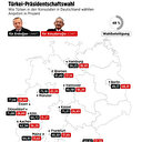 Alman basınından haritalı seçim analiz: Erdoğan Almanya'da yaşayan Türklerden nasıl yüksek oy alabiliyor?