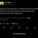 CHP'li seçmen ortalığı karıştırma peşinde: Tribünleri sokağa davet etti
