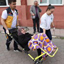 Edirne ve Kırklareli'nde bazı vatandaşlar oy kullanacakları okullara ambulansla geldi