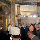 Bakan Soylu sabah namazını Ayasofya Camii'nde kıldı
