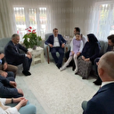 Bakan Fatih Dönmez Han ilçesinde evi doğal gaza kavuşan aileyi ziyaret etti