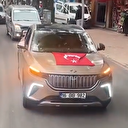 Bakan Varank Togg arabasıyla konvoy başı oldu